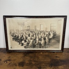 Vintage 1940 American Train Dispatchers Assn Framed Photo | Hotel Commodore  picture