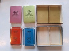 Two Sealed Double Decks of Esso Oil Playing Cards, Tax Stamps On One Set, NOS picture