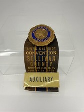 1931 American Legion Auxiliary convention ribbon from Sullivan County, New York picture