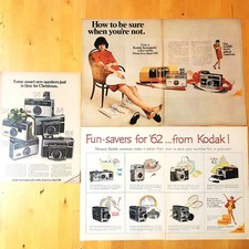 Vintage Ads KODAK Camera LIFE Magazine 1962 1967 1968 picture