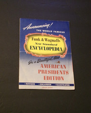 Rare Vintage Post WW2 Funk & Wagnalls Ephemera Collectible (Scarce) picture