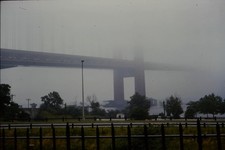 c1960's 35mm Slide Film Golden Gate Bridge San Francisco Foggy Day California picture
