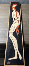 Angelos Tsakirakis Ceramic Tile Panel Art Nude Woman MCM 24