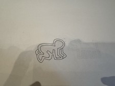 keith haring original Drawing From Sesame Street Crawling Baby Rare With Certs picture