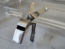 Vintage WWII Truart V for Victory Whistle Sterling Silver Pin Brooch 8.6 Grams picture