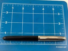 Judd's Excellent Parker 51 Black Fountain Pen w/Fine Nib picture