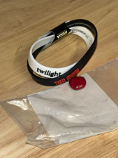 NECA Twilight Saga Team Edward Rubber Bracelet Wristbands w/ Charm picture