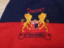 ULTRAS GENOA OTTAVIO BARBIERI SCARF ORIGINAL GROUP, ORIGINALITY LABEL picture