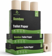 Bamboo Story Unbleached Bamboo Toilet Paper 3-Ply Septic Safe Sustainable Tissue picture