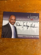 2012 ABC Studios Ruben Santiago Hudson Castle season 1-2 Autograph trading card  picture