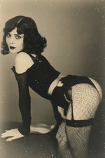 Vintage Gothic Risque Pin-Up Photo Glamour 4x6 Print picture