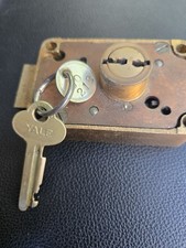 Vintage/Antique Yale 3401 Single Nose Safe Deposit Lock, No Guard Key picture