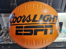 2006 Coors Light ESPN Inflatable Basketball HUGE Coors Light Hanger 86