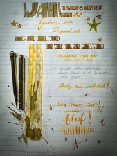 Vintage 14k Fountain Pen And Pencil Set - Flex Nib picture