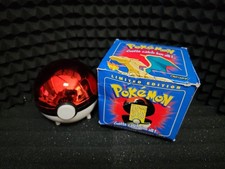 23K Gold Plated CHARIZARD 1999 Burger King Pokemon Blue - Box And Ball Only picture