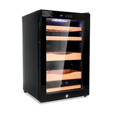 TCFUNDY 65L Electronic Cigar Cooler Humidor Stable Humidity Cedar Wood Shelf picture