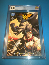 Batman Wonder Woman Truth #1 Jim Lee variant CGC 9.8 NM/M Gorgeous Gem Wow picture