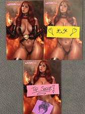 Flawless Universe Smoke Dark Matter Cosplay TRADE Chase Var SET of (3)  picture