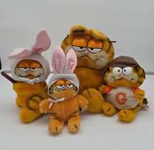 Lot of 4 Vintage 1978/81 Garfield Plush Collectibles Fun Farm picture