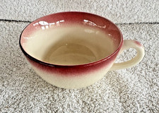 Vintage Hollydale Pottery Cup(s) White Red Trim Modern California USA picture