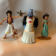 Disney Aladdin Jasmine & Genie Figurines Lot 4