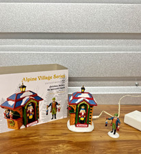 Dept 56 Alpine Village Christmas Market The Nutcracker Booth 4016898 w/ Box picture