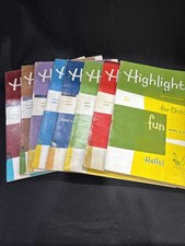 Vintage 1959,1966,1967 Highlights Children’s Books. Mostly Unwritten In picture