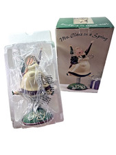 NOS Mrs. Claus on a Spring Whimsical Christmas Holiday Figurine 12