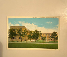 Law Hall, A. & M. College, College Station, Texas Postcard - Colleges & Univ picture