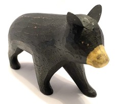 VTG Handcrafted Cabin/Rustic/Primitive Wooden Black Bear-7.5