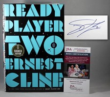 ERNEST CLINE SIGNED READY PLAYER TWO 1ST EDITION HARDCOVER BOOK ONE AUTO JSA COA picture