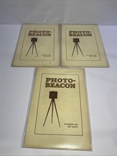 1902 Photo-Beacon Magazine Lot Jan Sept Dec w/ Aristo Photo Paper Ads picture