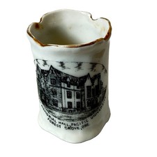 FOREST GROVE OREGON ORE Antique PACIFIC UNIVERSITY Souvenir TRINKET CUP picture