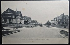 Seattle WA 14th Avenue North & East Aloha Street RPPC c1905–1910 Tudor Homes picture