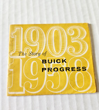1958 Buick Progress Pamphlet GM 50th Anniversary 1903-1958 History Ephemera VTG picture