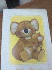 Mead Vintage Koala 1980s Critter Sitters Note Pad Stationery picture