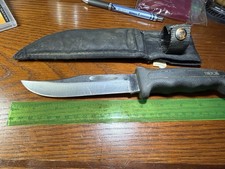 VINTAGE 1989 BUCK MODEL NO. 619 USA W/sheath Lot# 110 picture