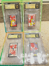 Nintendo Super Mario Hanafuda 2020 JPN CGC Pristine 10 4-Card Lot picture