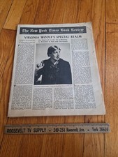 NEW YORK TIMES BOOK REVIEW MAGAZINE MARCH 21, 1948 VIRGINIA WOOLF Complete picture