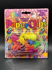 Vintage Lisa Frank Big Paperclips 10 Character Totally Cool 1990s NEW RARE NOS picture
