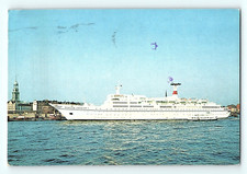 c1970s USSR Black Sea Shipping Company Maxim Gorky Ship 4X6 Postcard F3 picture