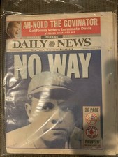NY Daily News Wed Oct 8 2003 - No Way - Cursed Empire Take Aim at EVIL EMPIRE picture