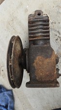 Antique Air Compressor Pump Cast Iron  picture