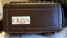 Oliva 10ct Heavy Duty Travel Humidor- Brown. NEW picture