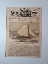 Antique New York Saturday, January 27, 1877 Spirit of the Times Newspaper AS IS picture