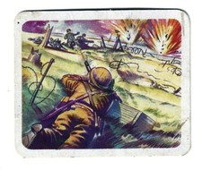 c1940s VICTORIA CROSS CRACKER JACK card ~  SgtM G Gristock WW2 ~  picture