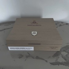 Luxury Montecristo M Churchill Empty Wooden Cigar Box with Original Sleeve picture