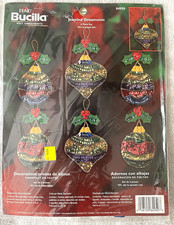 Vintage Bucilla Felt&Sequin “Jeweled” Ornament Kit.  Maria Stanziani Design picture
