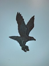 Cast Iron Flying Eagle Wall Hook Wall Plaque Decorative Collectible picture