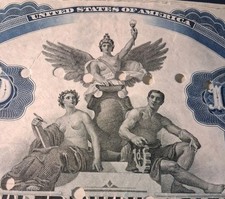 SLING'S 🪙 1909 $1000 Jamestown, Franklin and Clearfield Railroad Co  Bond picture
